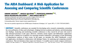 The AIDA Dashboard: a Web Application for Assessing and Comparing Scientific Conferences